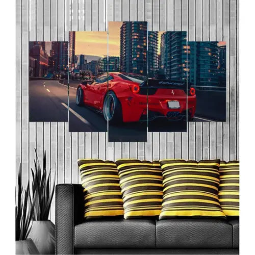 Wall Frames 5 Pieces Set Canvas - Digitally Printed Wall Canvas post-108