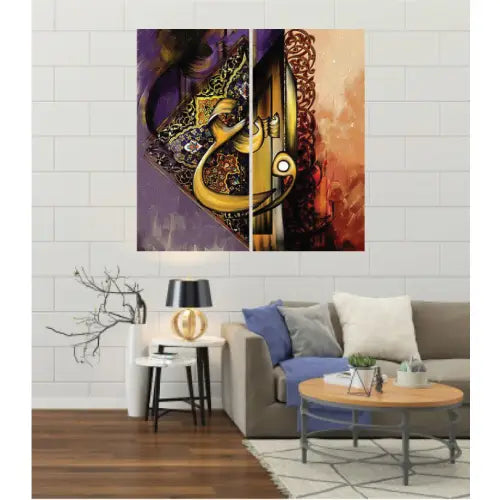 Wall Frames 2 Pieces Set Canvas – Digitally Printed Wall Canvas F-125