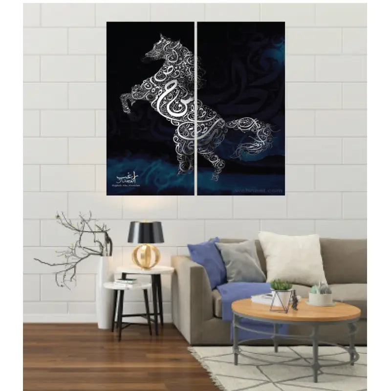 Wall Frames 2 Pieces Set Canvas – Digitally Printed Canvas F-44